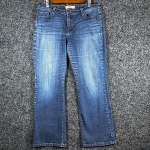 Levis 529 Curvy Bootcut Jeans Womens 16M Medium Wash Blue Denim Stretch 529-1221
